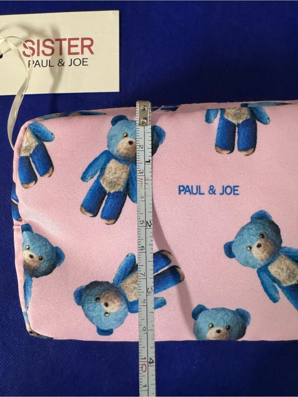 Paul & Joe Sister Pink Teddy Bear Cosmetic Pouch - NWT - I love you BEARy much! - Picture 4 of 7